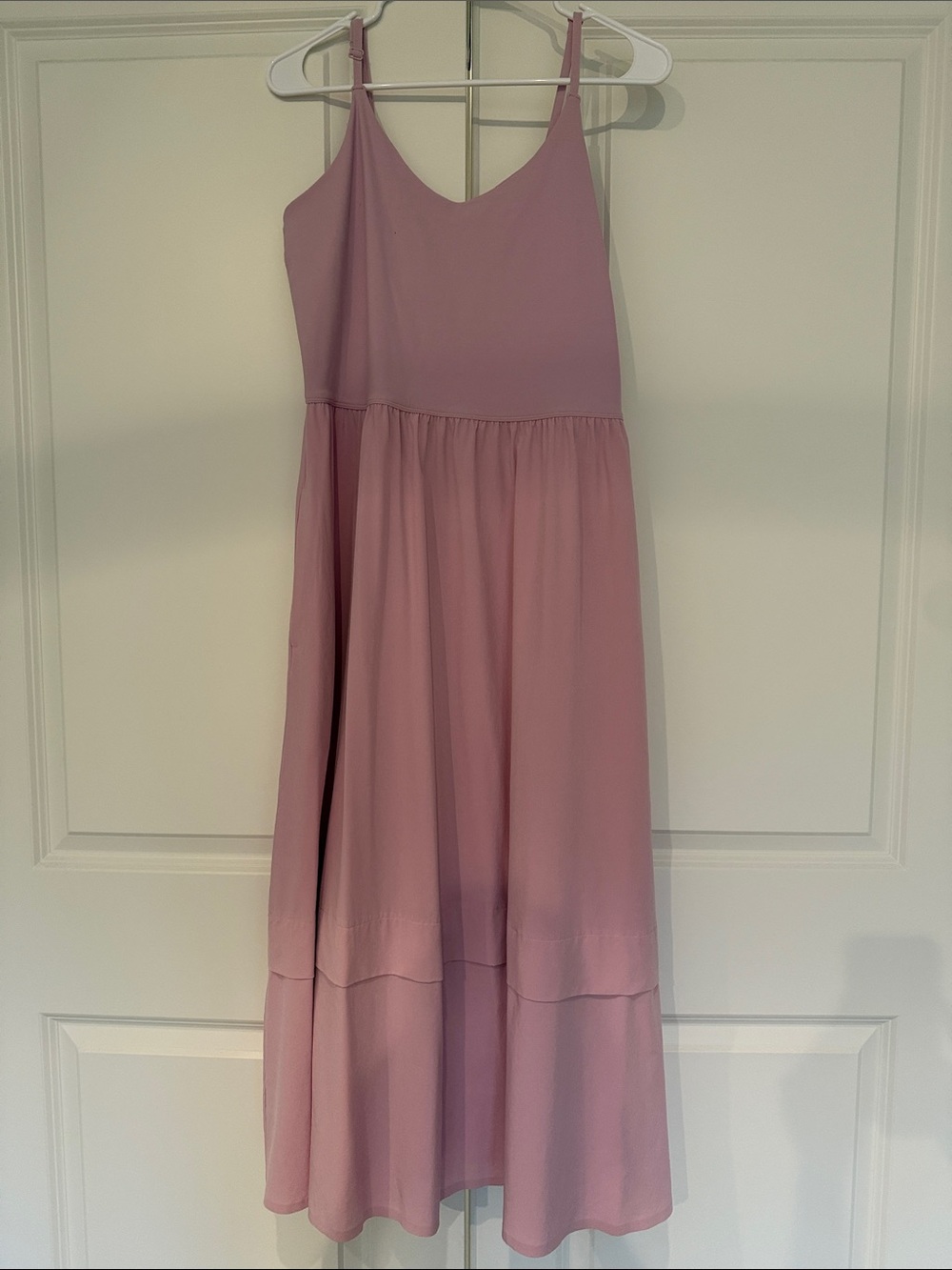 NWOT Athleta Dusty Pink Tiered Sundress